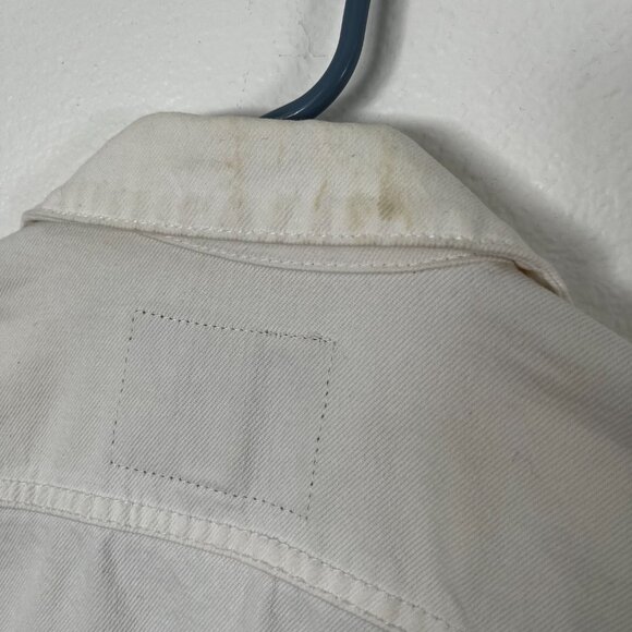 Lucky Brand "The Tomboy Trucker" White Denim Jacket - Small - Picture 10 of 10